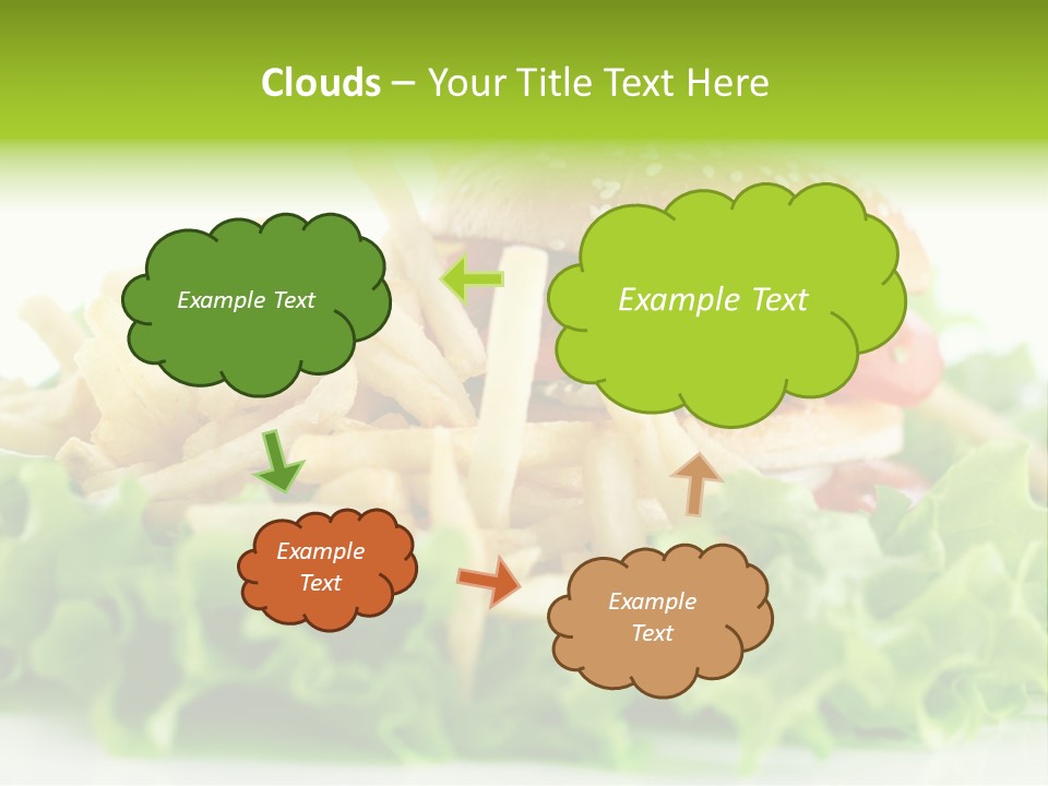 Tasty Salad Bread PowerPoint Template