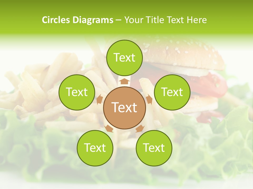 Tasty Salad Bread PowerPoint Template