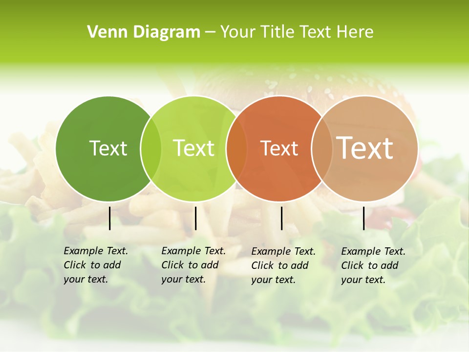 Tasty Salad Bread PowerPoint Template