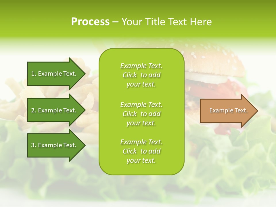Tasty Salad Bread PowerPoint Template
