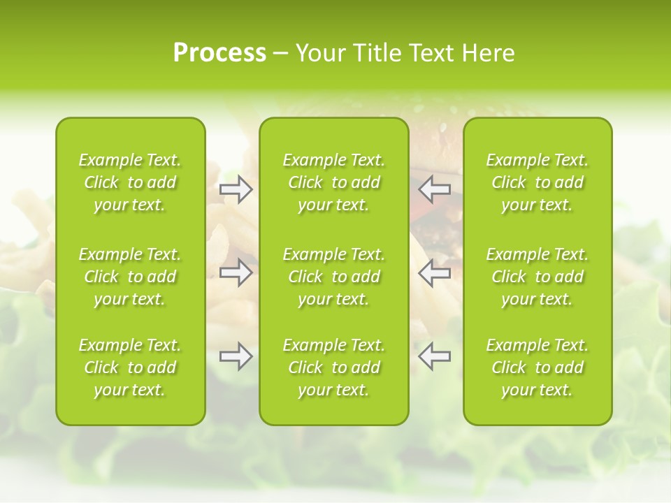 Tasty Salad Bread PowerPoint Template