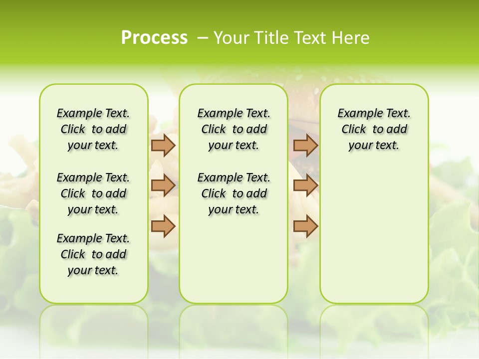 Tasty Salad Bread PowerPoint Template