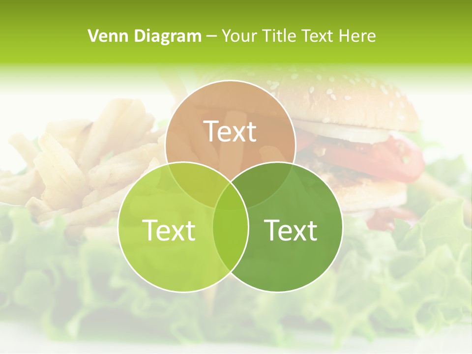 Tasty Salad Bread PowerPoint Template