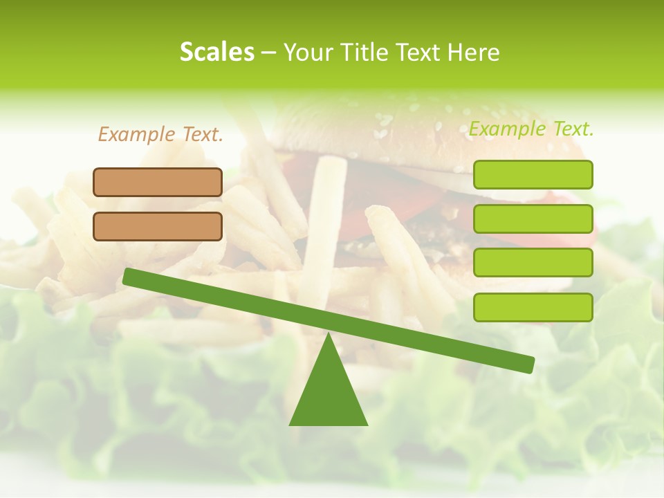 Tasty Salad Bread PowerPoint Template