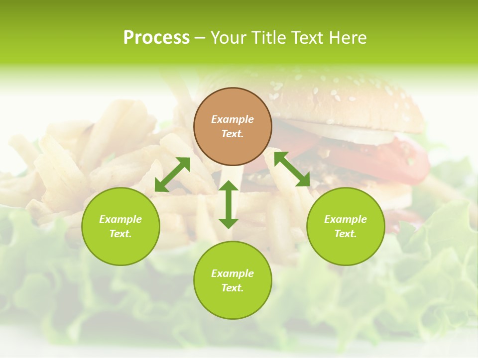 Tasty Salad Bread PowerPoint Template