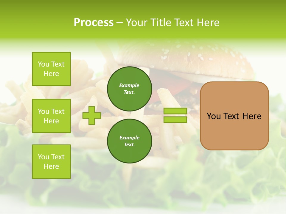 Tasty Salad Bread PowerPoint Template