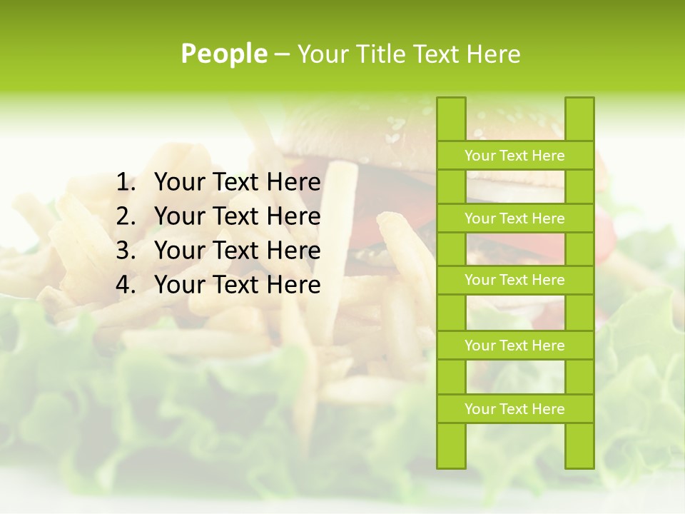 Tasty Salad Bread PowerPoint Template