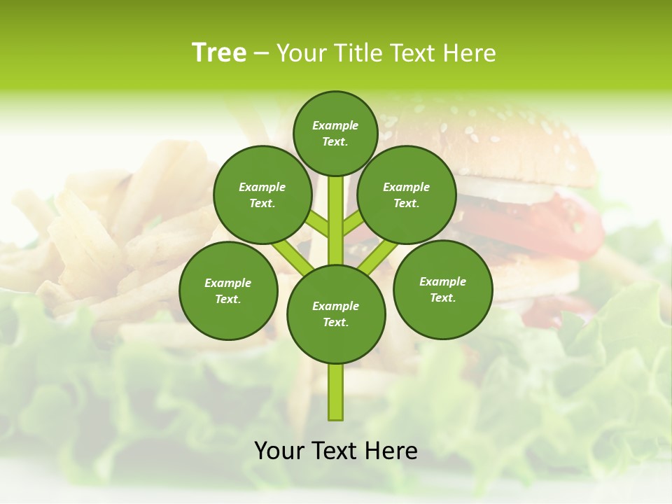 Tasty Salad Bread PowerPoint Template