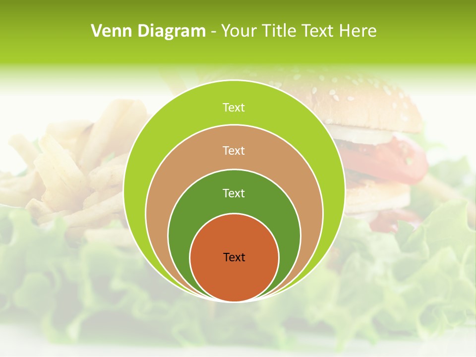 Tasty Salad Bread PowerPoint Template