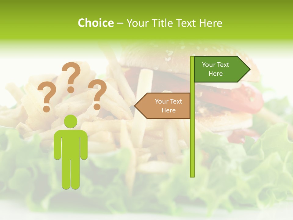 Tasty Salad Bread PowerPoint Template