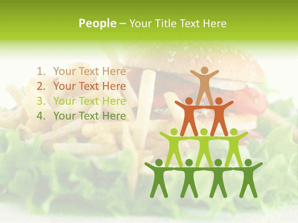 Tasty Salad Bread PowerPoint Template