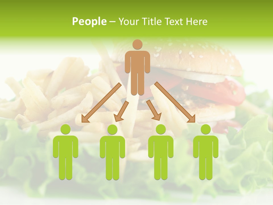 Tasty Salad Bread PowerPoint Template