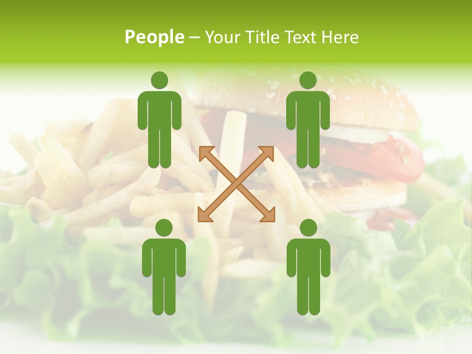 Tasty Salad Bread PowerPoint Template