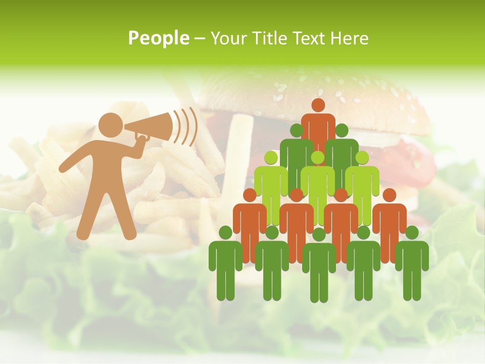 Tasty Salad Bread PowerPoint Template