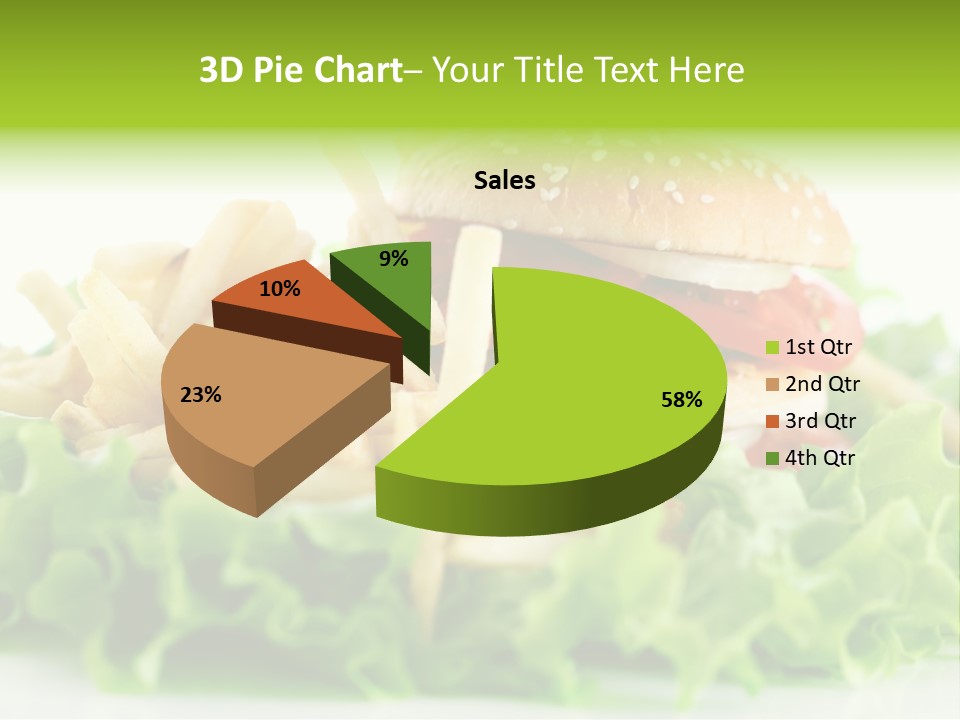 Tasty Salad Bread PowerPoint Template