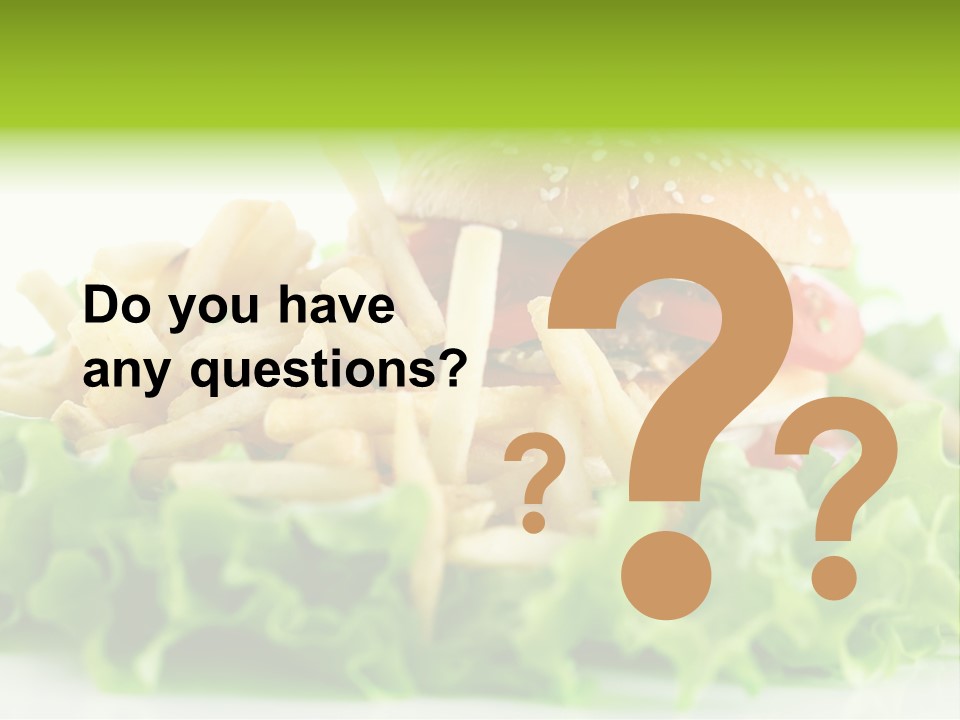 Tasty Salad Bread PowerPoint Template