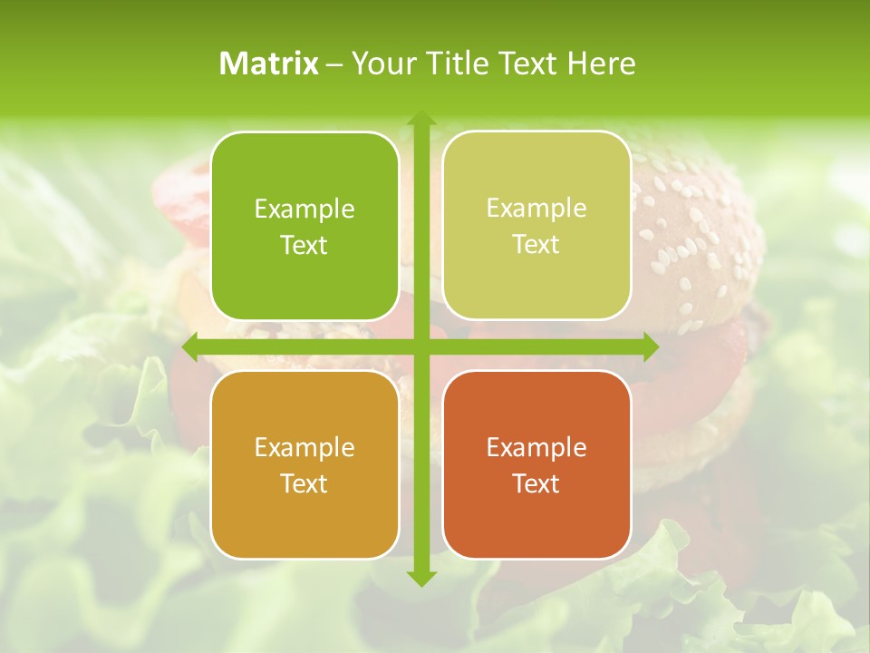 Hamburger Meat Fast PowerPoint Template