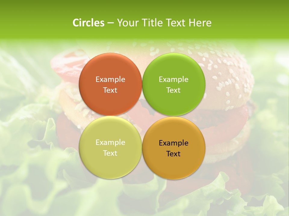 Hamburger Meat Fast PowerPoint Template