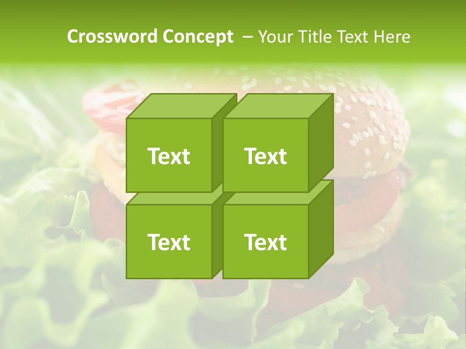 Hamburger Meat Fast PowerPoint Template
