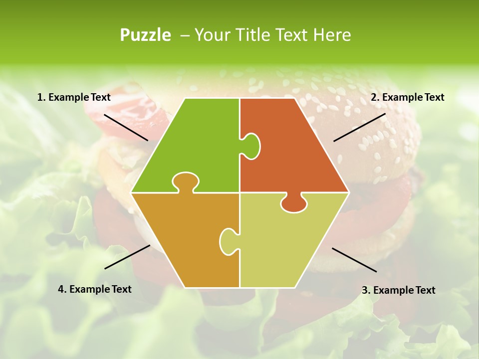 Hamburger Meat Fast PowerPoint Template