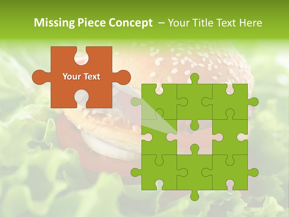 Hamburger Meat Fast PowerPoint Template