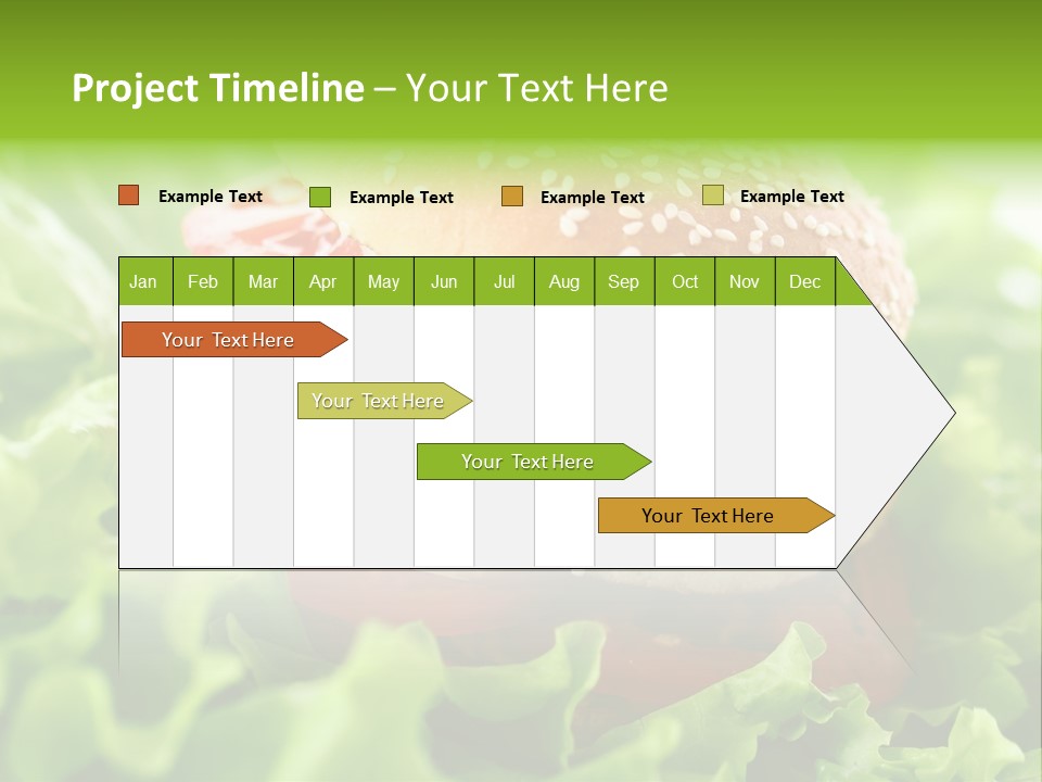 Hamburger Meat Fast PowerPoint Template