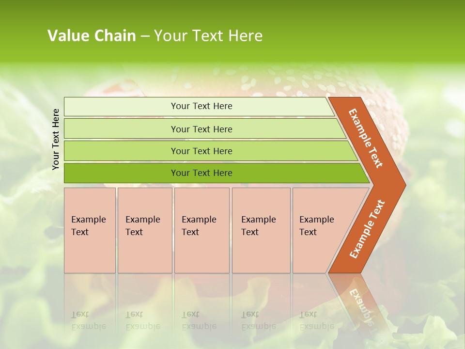 Hamburger Meat Fast PowerPoint Template