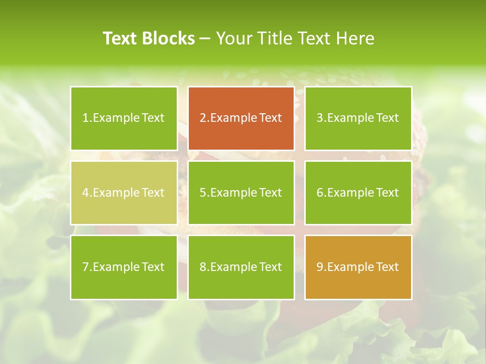 Hamburger Meat Fast PowerPoint Template
