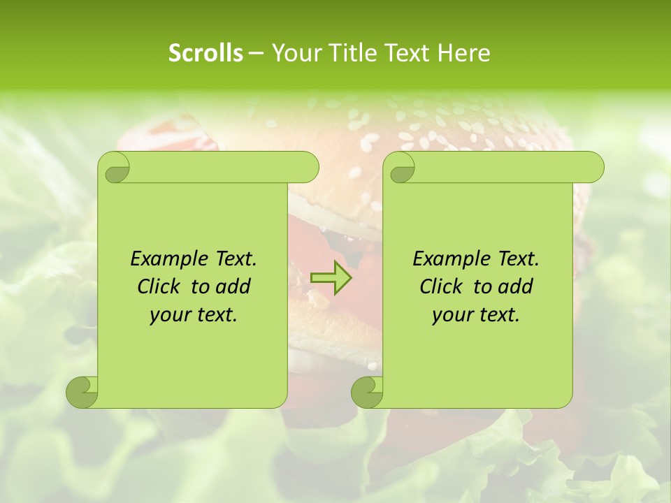 Hamburger Meat Fast PowerPoint Template