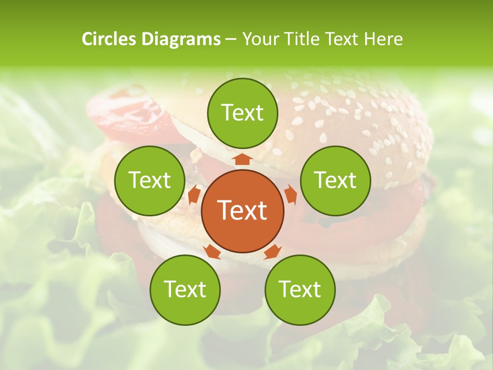 Hamburger Meat Fast PowerPoint Template