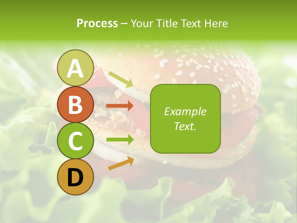 Hamburger Meat Fast PowerPoint Template