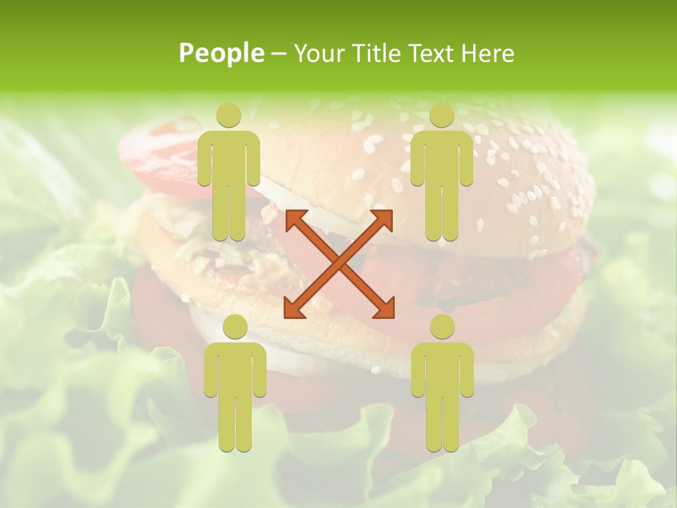 Hamburger Meat Fast PowerPoint Template