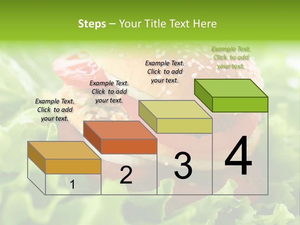 Hamburger Meat Fast PowerPoint Template