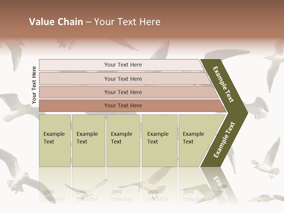 Motion Closeup Wingspread PowerPoint Template