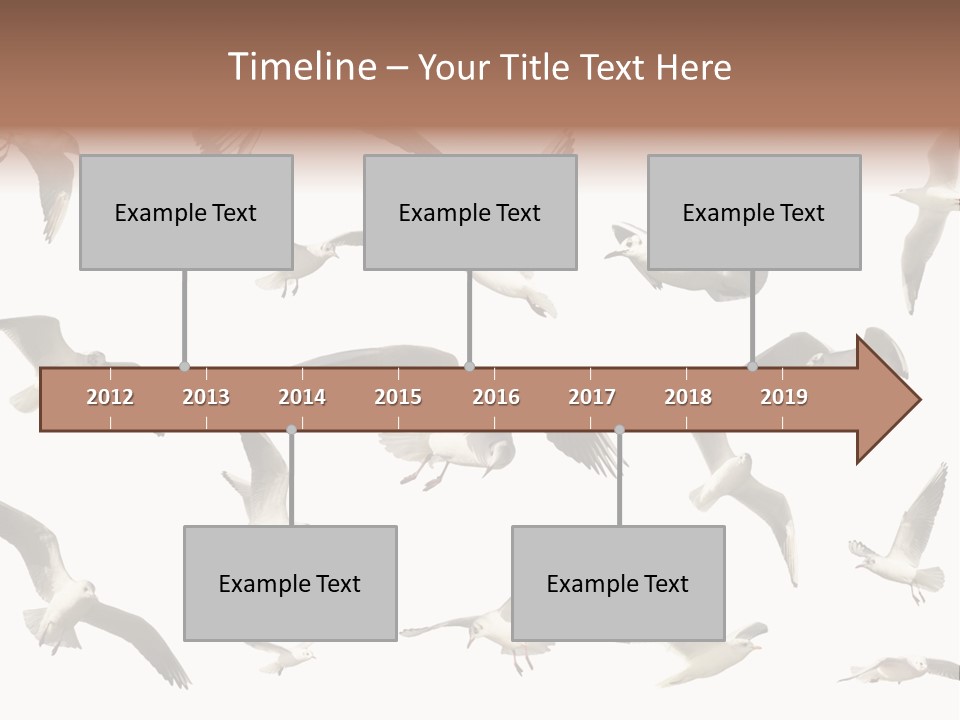 Motion Closeup Wingspread PowerPoint Template