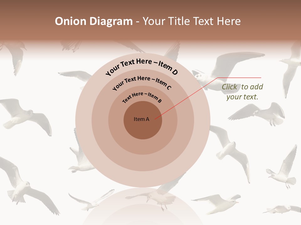 Motion Closeup Wingspread PowerPoint Template