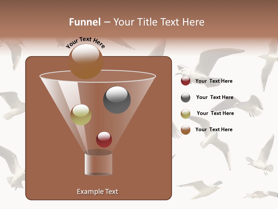 Motion Closeup Wingspread PowerPoint Template