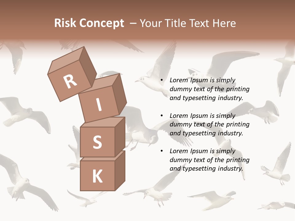 Motion Closeup Wingspread PowerPoint Template