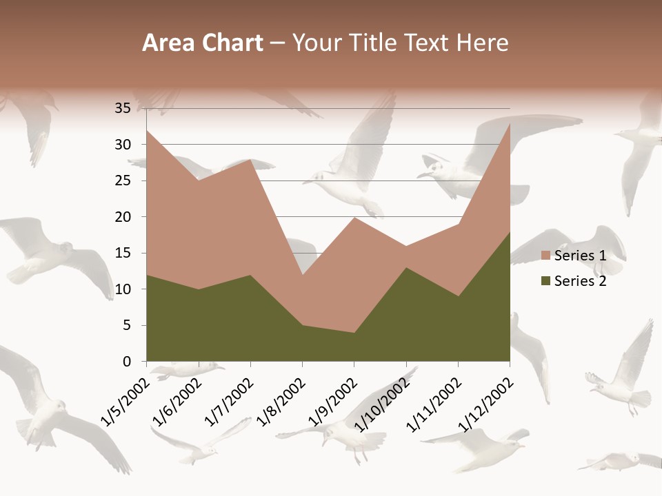 Motion Closeup Wingspread PowerPoint Template