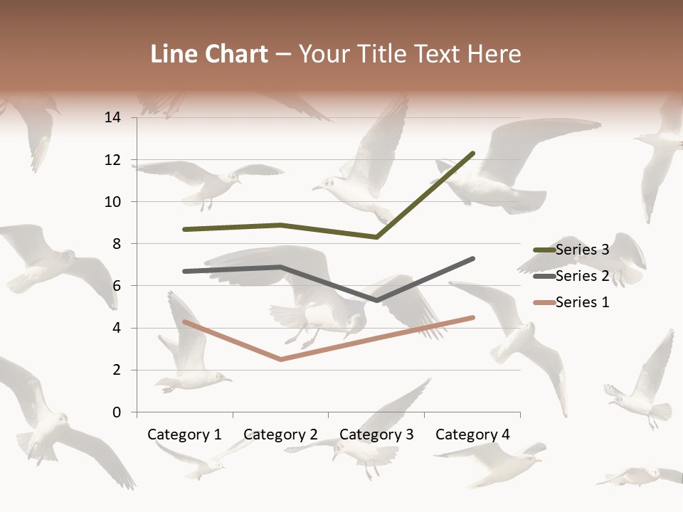 Motion Closeup Wingspread PowerPoint Template