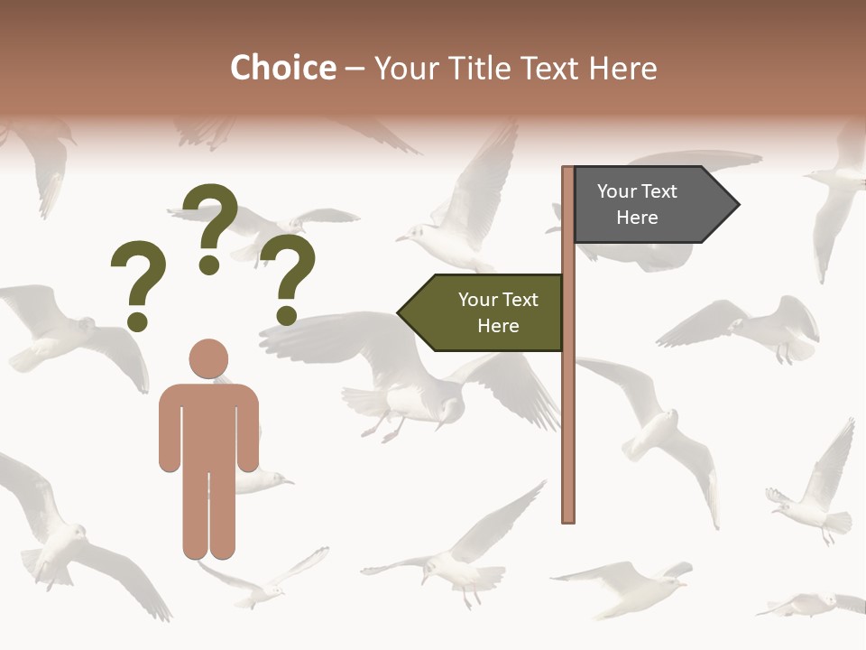 Motion Closeup Wingspread PowerPoint Template