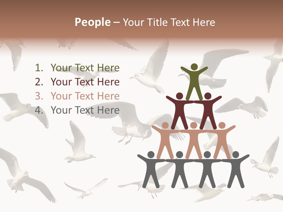 Motion Closeup Wingspread PowerPoint Template