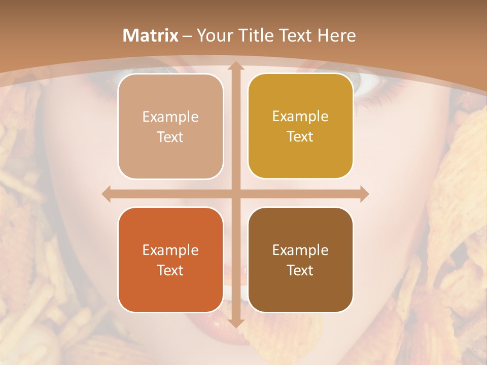 Girl Chip Clean PowerPoint Template