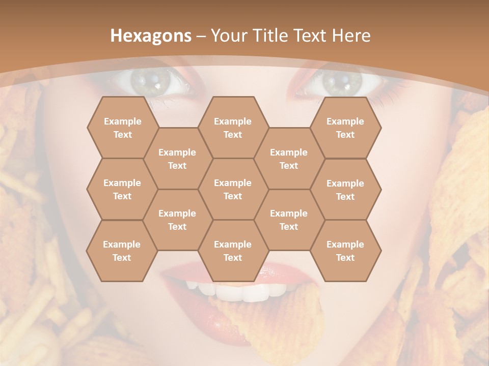 Girl Chip Clean PowerPoint Template