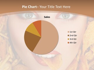 Girl Chip Clean PowerPoint Template