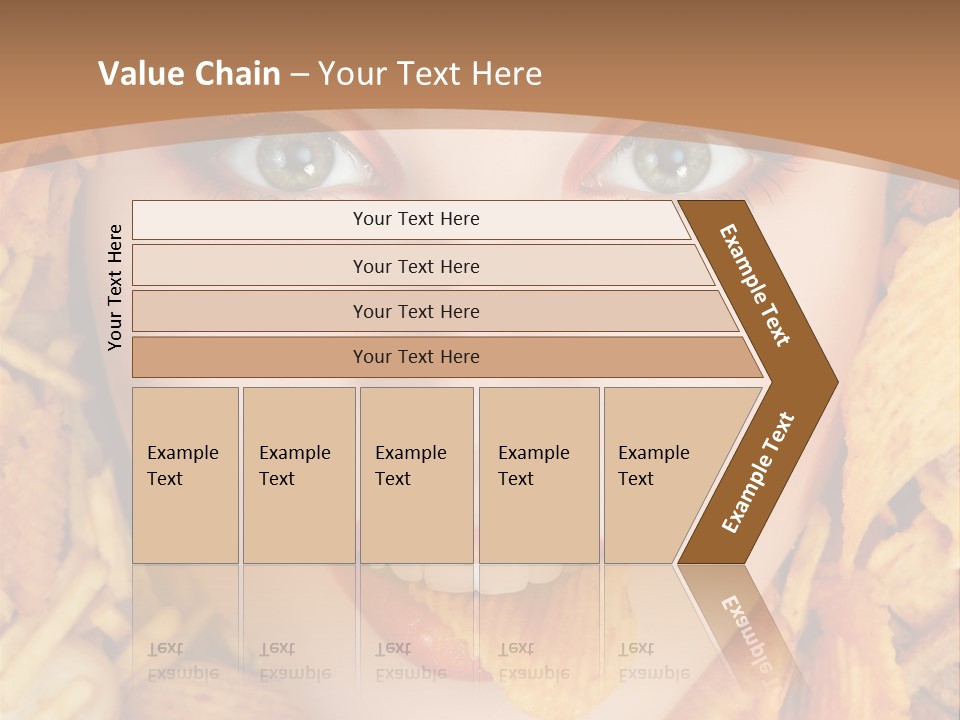 Girl Chip Clean PowerPoint Template