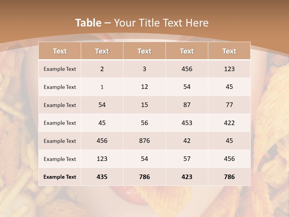 Girl Chip Clean PowerPoint Template