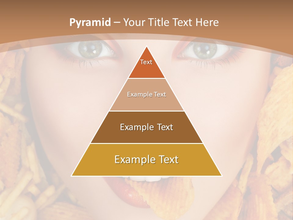 Girl Chip Clean PowerPoint Template