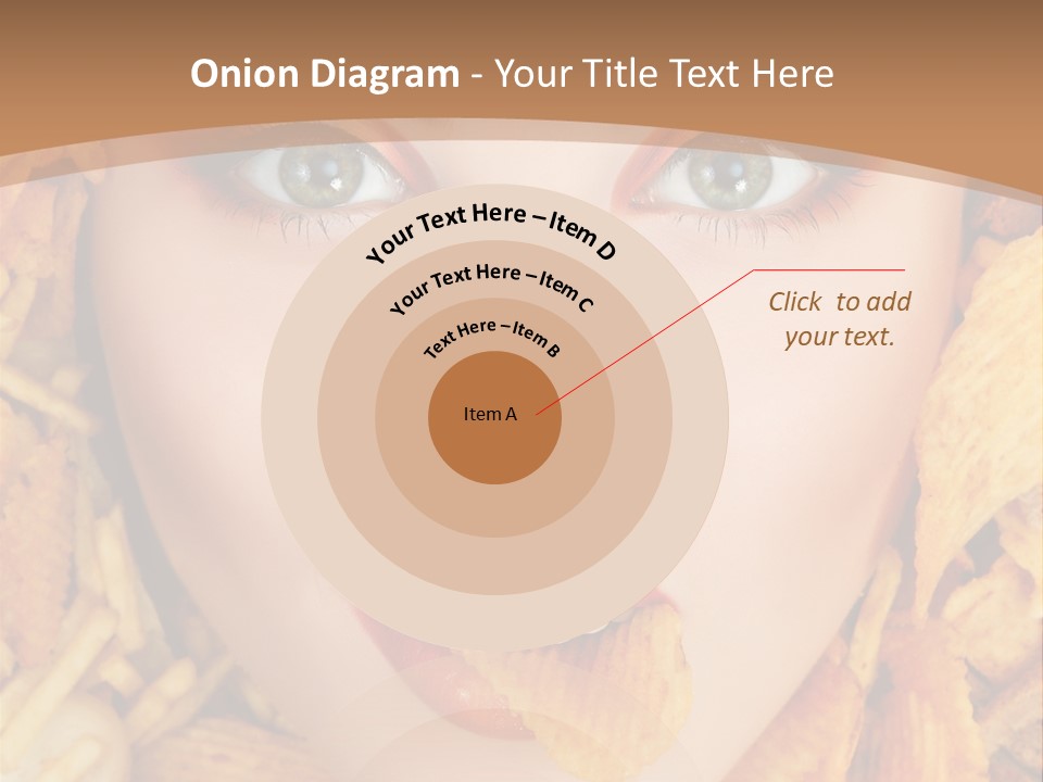 Girl Chip Clean PowerPoint Template