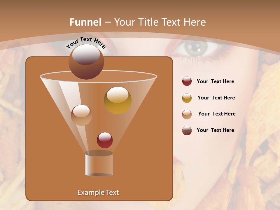 Girl Chip Clean PowerPoint Template